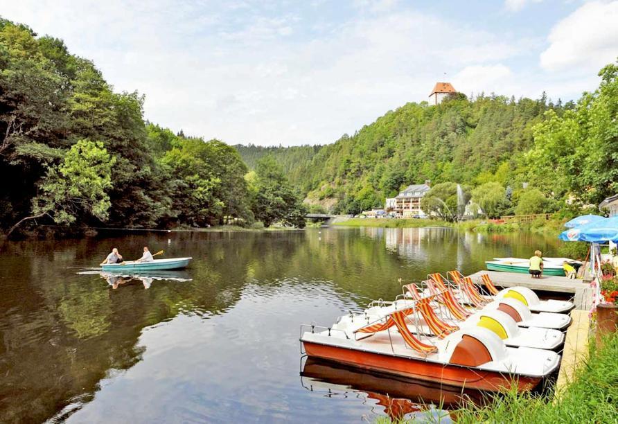 Hotel Am Schlossberg Ziegenrück Екстериор снимка